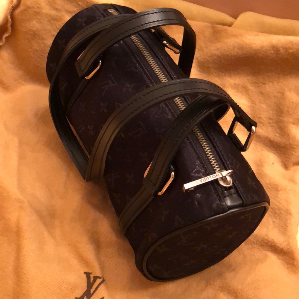 Louis Vuitton Satin Silk Monogram Mini Papillion